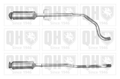 Filtr sadzy / filtr cząstek stałych, układ wydechowy QUINTON HAZELL 5850174