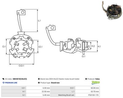 Vorschau Halter, Kohlebürsten Ansicht 2
