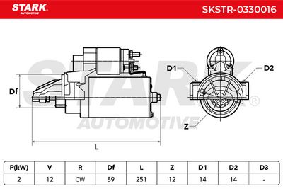 стартер STARK SKSTR-0330016