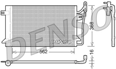 DENSO Kondensator, Klimaanlage