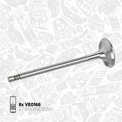 Sada ventilů, sací/výfukový ventil ET ENGINETEAM VS0047