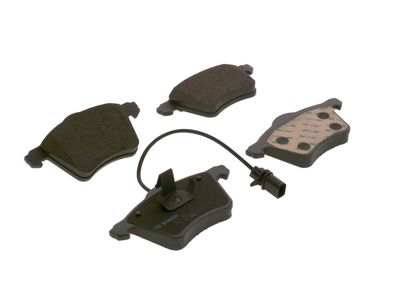 Remblokken set Voor (met een dempingskussen  met slot), past: FORD GALAXY I, GALAXY MK I  SEAT ALHAMBRA  VW SHARAN 1.9D-2.8 03.95-03.10