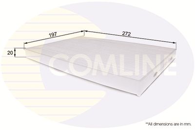 Filter, interior air COMLINE EKF190