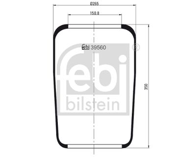 FEBI BILSTEIN Federbalg, Luftfederung