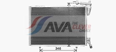 CONDENSATOR CLIMATIZARE AVA Clever Choice FD5673 1