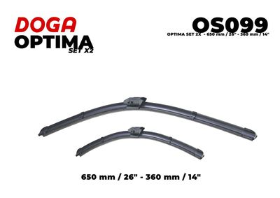 Щетка стеклоочистителя DOGA OS099 для RENAULT CAPTUR