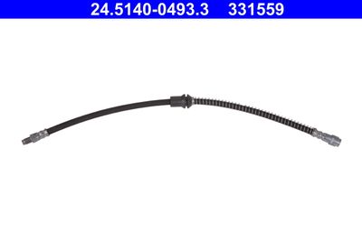 Remleiding/slang flexibel Voor Links/Rechts (lengte 490mm, M10x1/M10x1) past: MERCEDES GLK (X204) 2.0-3.5 06.08-12.15
