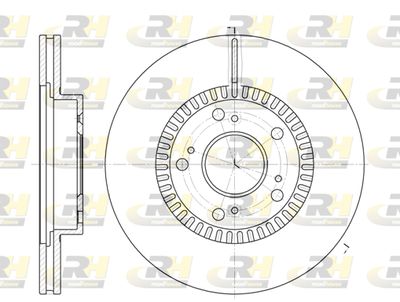 Тормозной диск ROADHOUSE 6962.10 для BYD G6