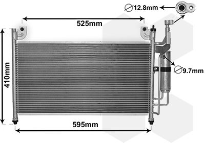 VAN WEZEL Condensor, airconditioning (27005236)