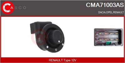 COMUTATOR REGLAJ OGLINDA CASCO CMA71003AS