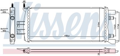 RADIATOR RACIRE MOTOR NISSENS 606840 4