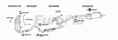 Układ wydechowy EUROFLO CNBERM16D6008B