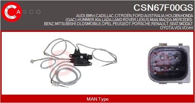 SENZOR TEMPERATURA GAZE EVACUARE