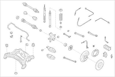 RADAUFHäNGUNG DELPHI OEMERC000012585R
