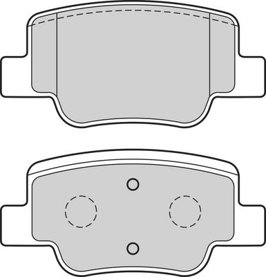 BREMSBELAGSATZ SCHEIBENBREMSE VALEO 302598 1