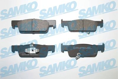 Комплект тормозных колодок, дисковый тормоз SAMKO 5SP2023 для SMART FORFOUR