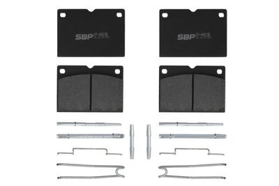 Remblokken set Achter/Voor dikte19mm