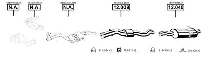 Изпускателна система ASMET BM121650