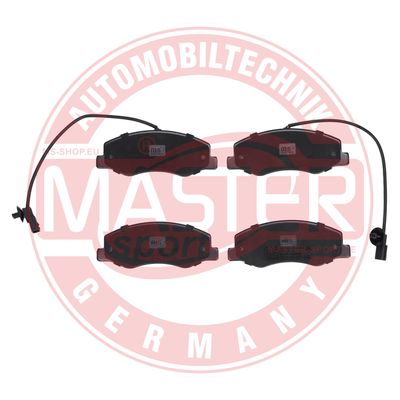 Zestaw klocków hamulcowych, hamulce tarczowe MASTER-SPORT GERMANY 13046048572N-SET-MS