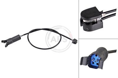 Įspėjimo kontaktas, stabdžių trinkelių susidėvėjimas