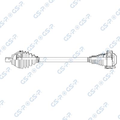 полуоска GSP 256977OL