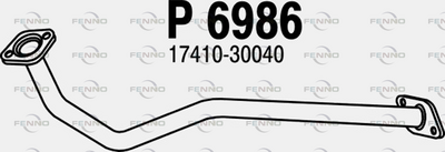Výfuková trubka FENNO P6986