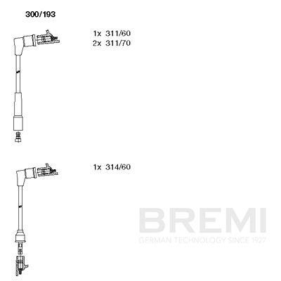 SET CABLAJ APRINDER BREMI 300193