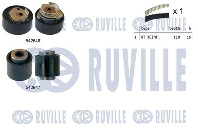 Комплект ремня ГРМ RUVILLE 550377 для OPEL CROSSLAND