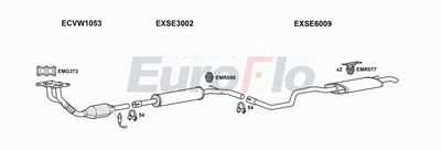 Układ wydechowy EUROFLO SEIBI161008A00