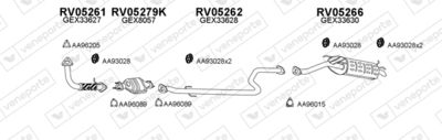 ABGASANLAGE VENEPORTE 050087