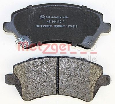 BREMSBELAGSATZ SCHEIBENBREMSE METZGER AUTOTEILE 1170219 2