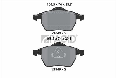 Vorschau Bremsbelagsatz, Scheibenbremse