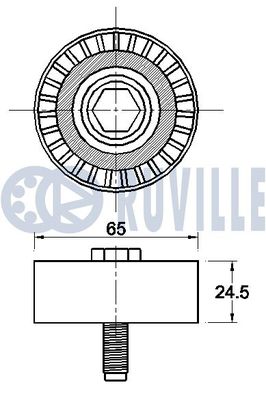 ROLA GHIDARE/CONDUCERE CUREA TRANSMISIE RUVILLE 542503 1
