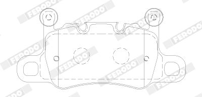 Brake Pad Set, disc brake FDB5024