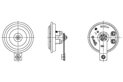 CLAXON BOSCH 0320043802 1