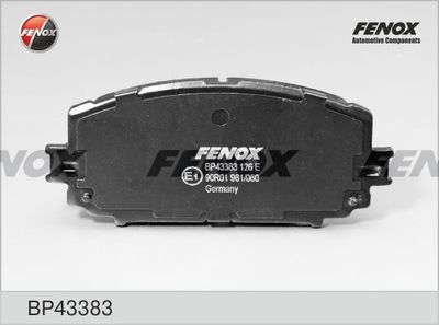FENOX BP43383 Тормозные колодки и сигнализаторы  для GREAT WALL  (Грейтвол К30)