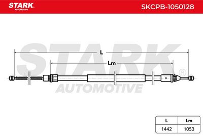 жило, ръчна спирачка STARK SKCPB-1050128