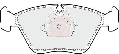 APEC Brake Pad Set, disc brake PAD596