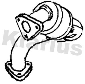 Катализатор KLARIUS 323719 для OPEL INSIGNIA