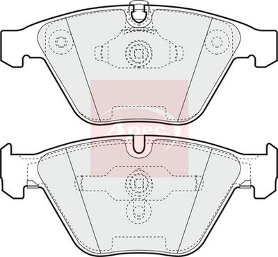 APEC Brake Pad Set, disc brake PAD1263