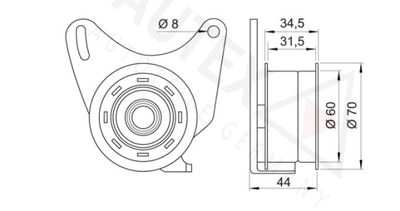 ROLA INTINZATOR CUREA DISTRIBUTIE AUTEX 641203 1