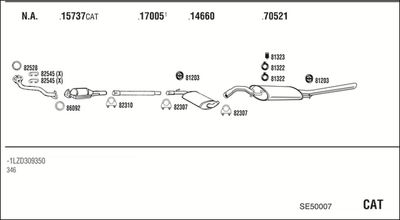 SISTEM DE ESAPAMENT WALKER SE50007