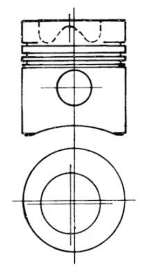 Zuiger - 90747700 - KOLBENSCHMIDT