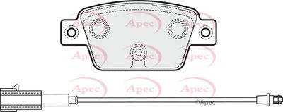 Brake Pad Set APEC PAD1990