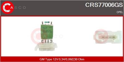 REZISTOR VENTILATOR HABITACLU CASCO CRS77006GS