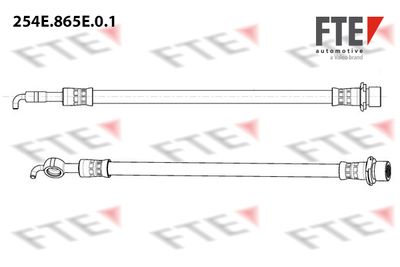 Тормозной шланг FTE 9240417 для DAIHATSU CHARADE