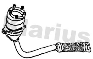 KLARIUS 321549 Катализатор  для FORD FIESTA IV (JA_, JB_) 1.8 D