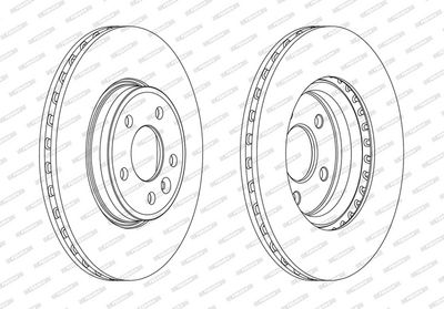 DISC FRANA FERODO DDF1663C 1