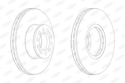 Bromsskiva BERAL BCR330A