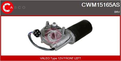 CASCO CWM15165AS Двигун склоочисника для BMW (Бмв)